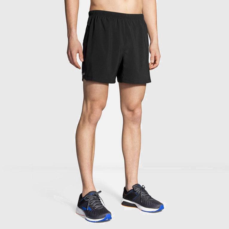 Brooks Sherpa 5 Men's Running Shorts UK Sale - Grey (GDLAH0724)